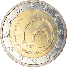 Slovenia, 2 Euro, Grotte de Postojna., 2013, MS(63), Bi-Metallic, KM:112