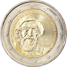 France, 2 Euro, Abbé Pierre, 2012, Paris, MS(63), Bi-Metallic, KM:1894
