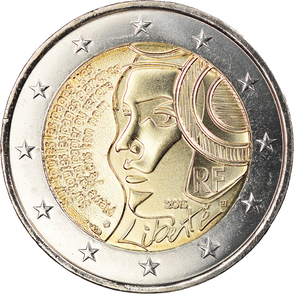 Frankrijk, 2 Euro, 225ème anniversaire de la fête de la fédération, 2015