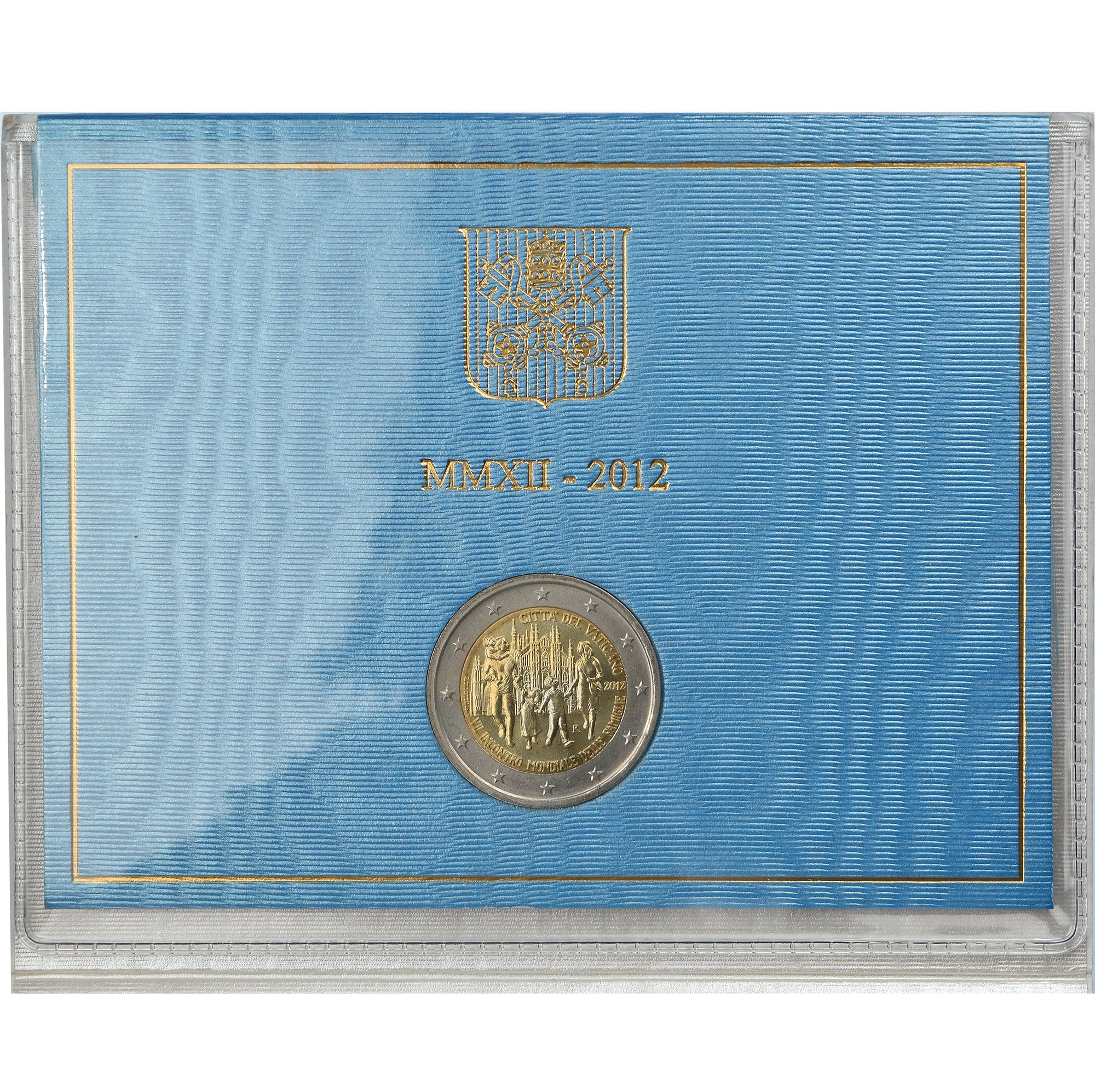 Vatican, 2 Euro, 2012, 7ème rencontre mondiale de la Famille, MS(65-70)