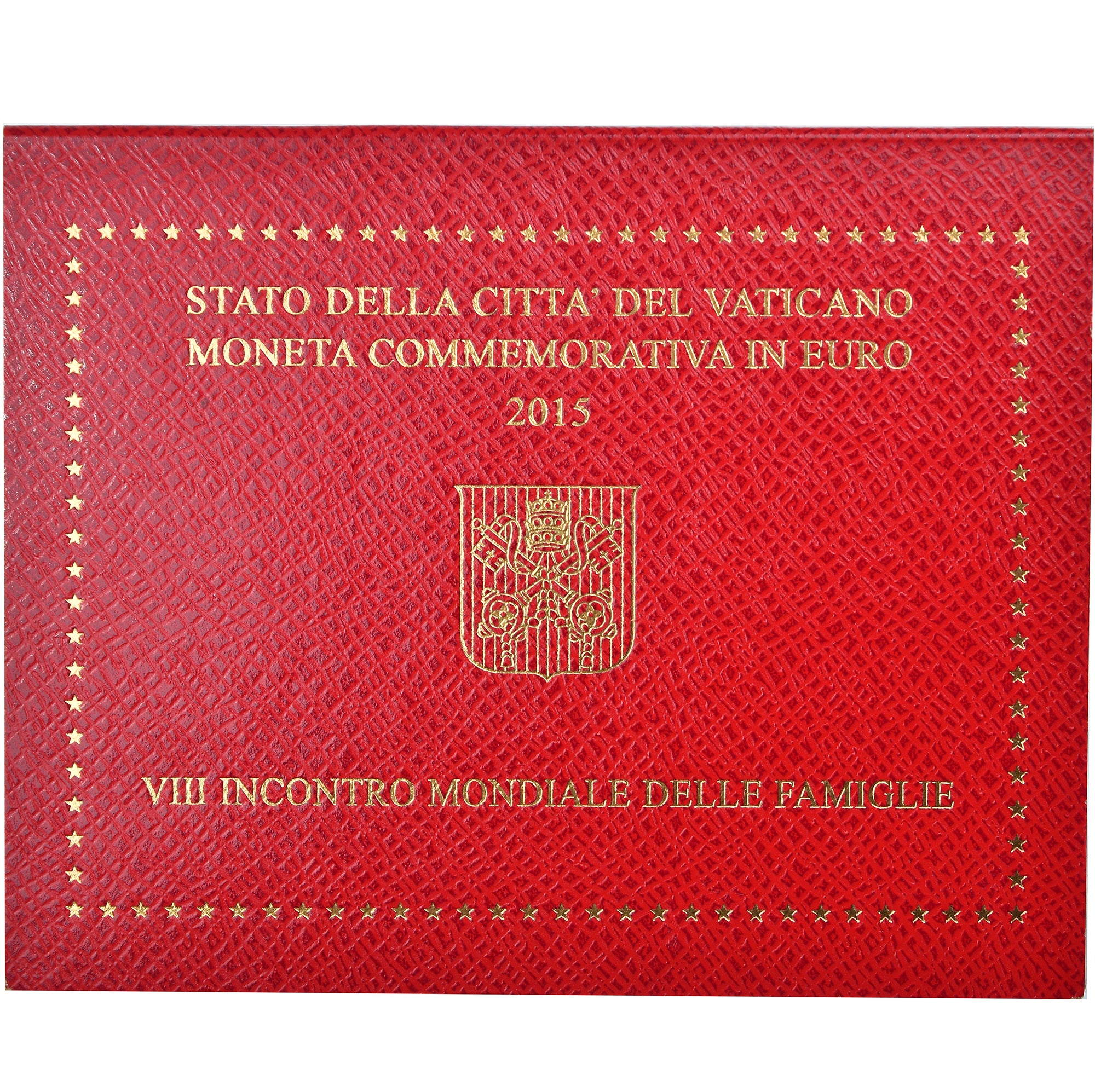 Vatican, 2 Euro, 8ème rencontre mondiale de la Famille, 2015, MS(65-70)