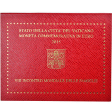 Vatican, 2 Euro, 8ème rencontre mondiale de la Famille, 2015, MS(65-70)