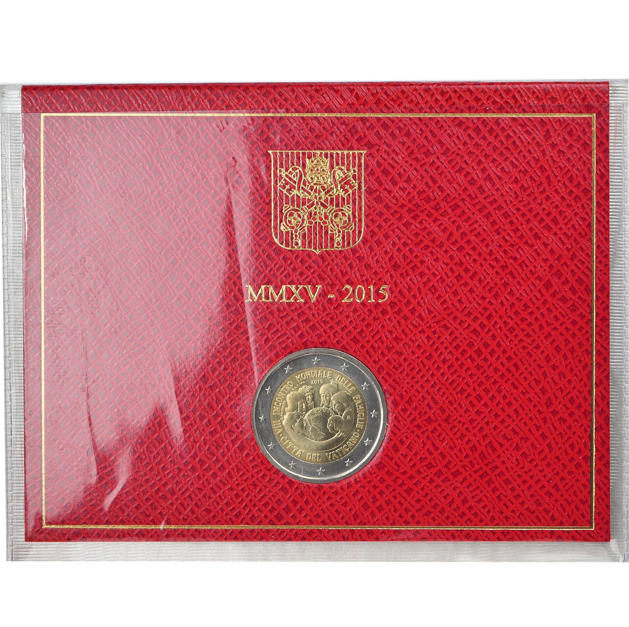 Vatican, 2 Euro, 8ème rencontre mondiale de la Famille, 2015, MS(65-70)
