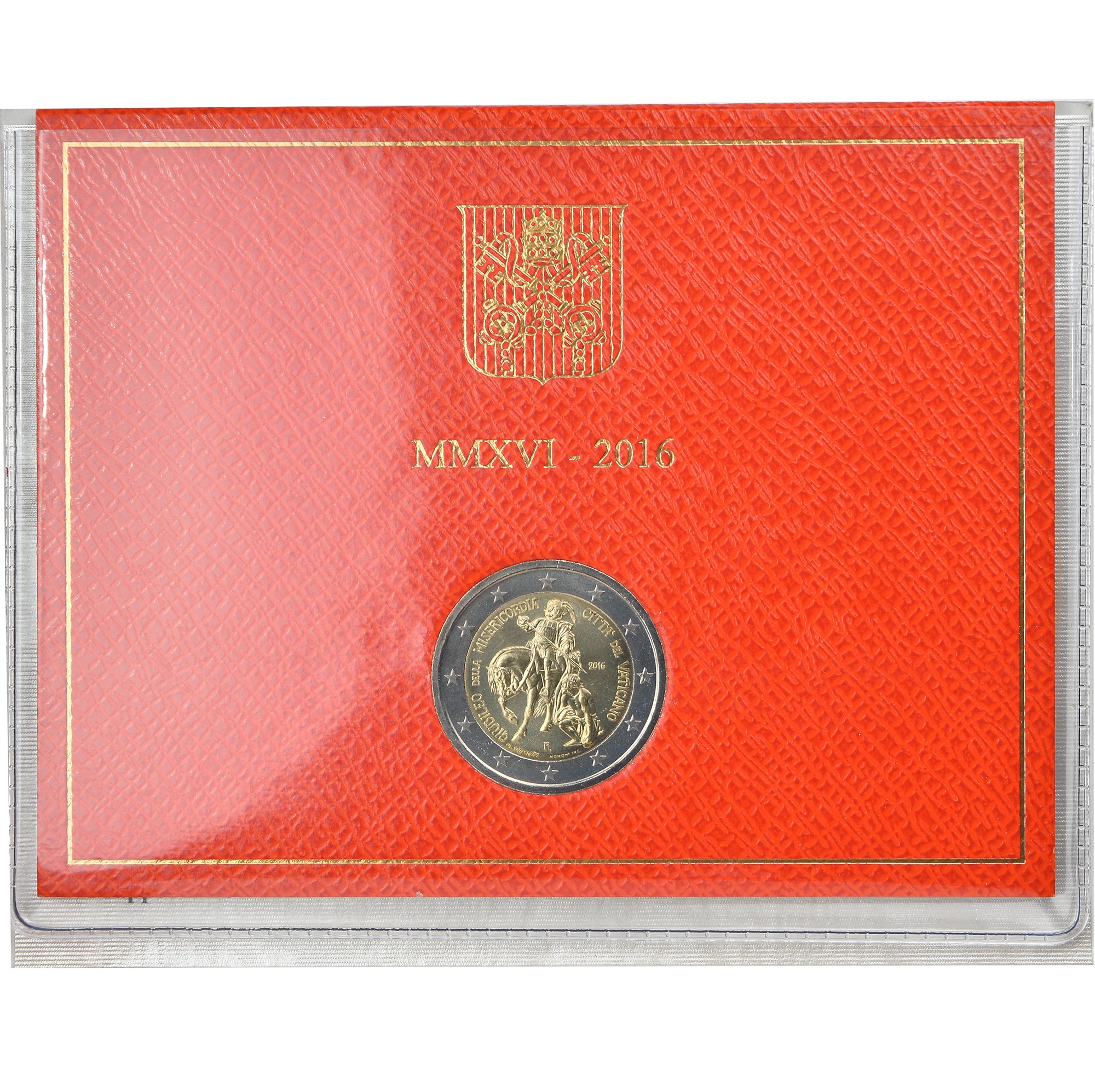 Vatican, 2 Euro, Jubilé de la Miséricorde, 2016, MS(65-70), Bi-Metallic