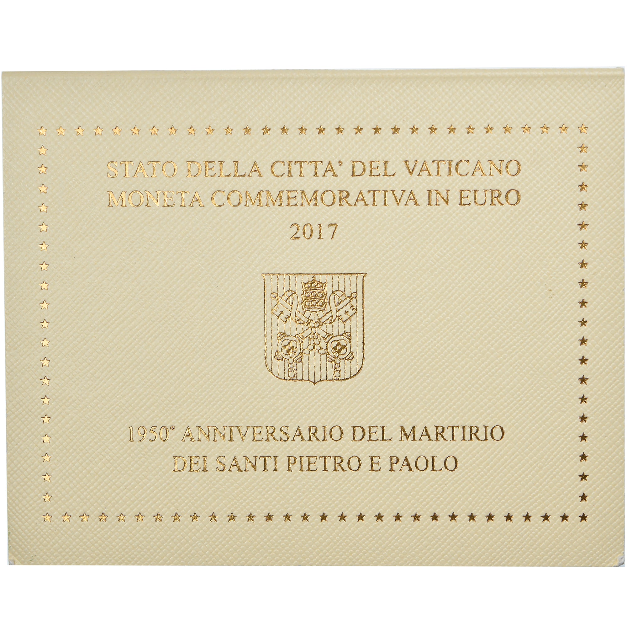 Vatican, 2 Euro, Martyre de Saint Pierre et Saint Paul, 2017, MS(65-70)