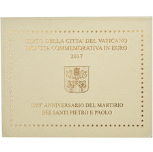 Vatican, 2 Euro, Martyre de Saint Pierre et Saint Paul, 2017, MS(65-70)