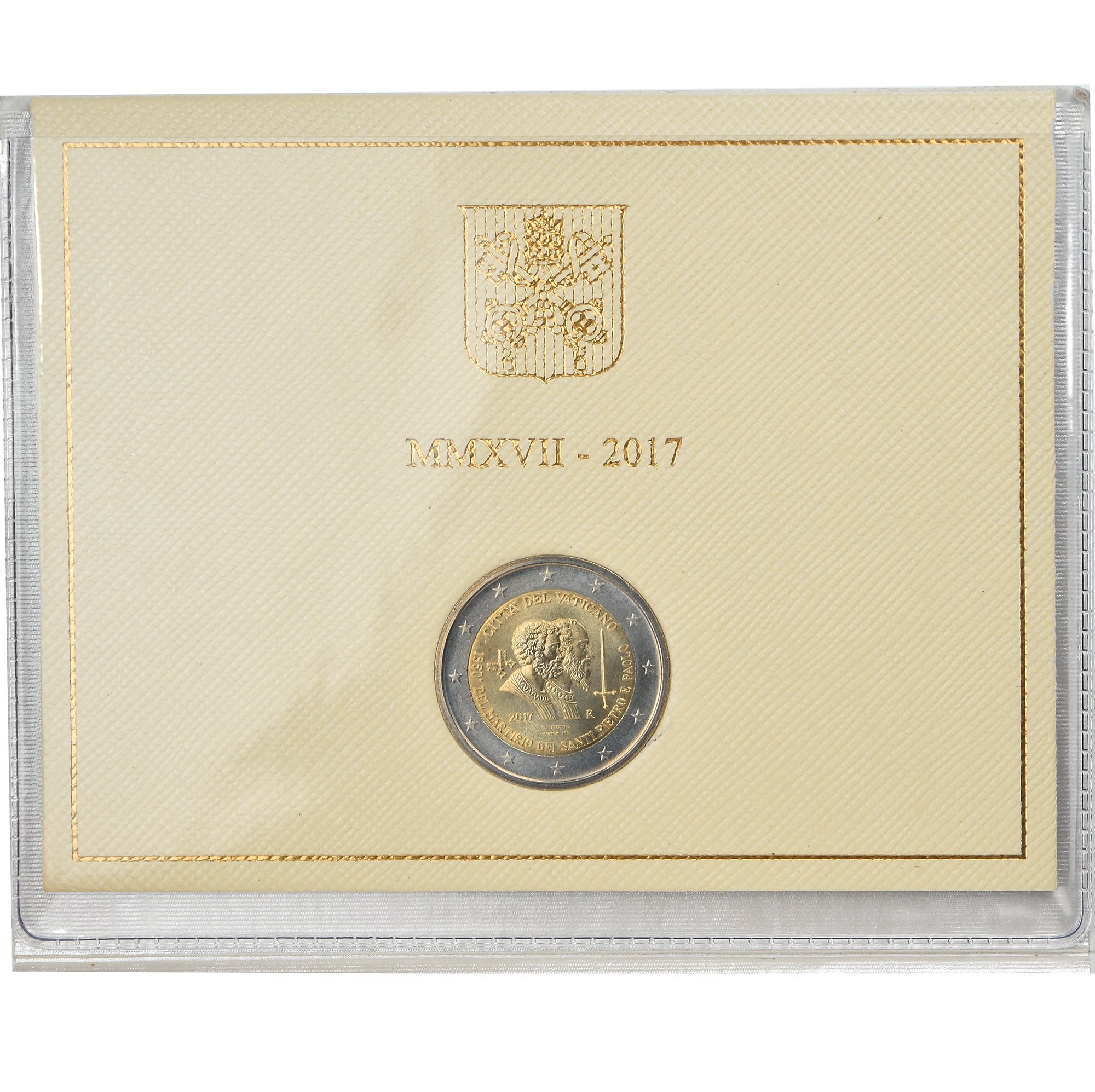 Vatican, 2 Euro, Martyre de Saint Pierre et Saint Paul, 2017, MS(65-70)