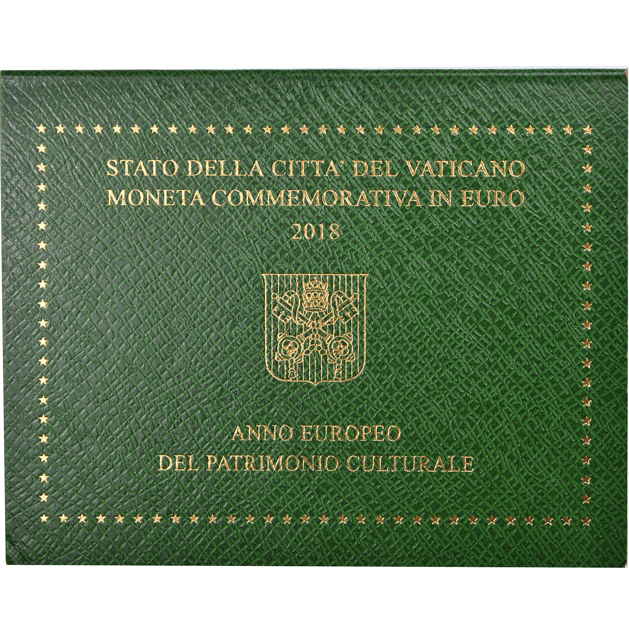 Vatican, 2 Euro, Patrimoine Culturel, 2018, FDC, Bi-Metallic