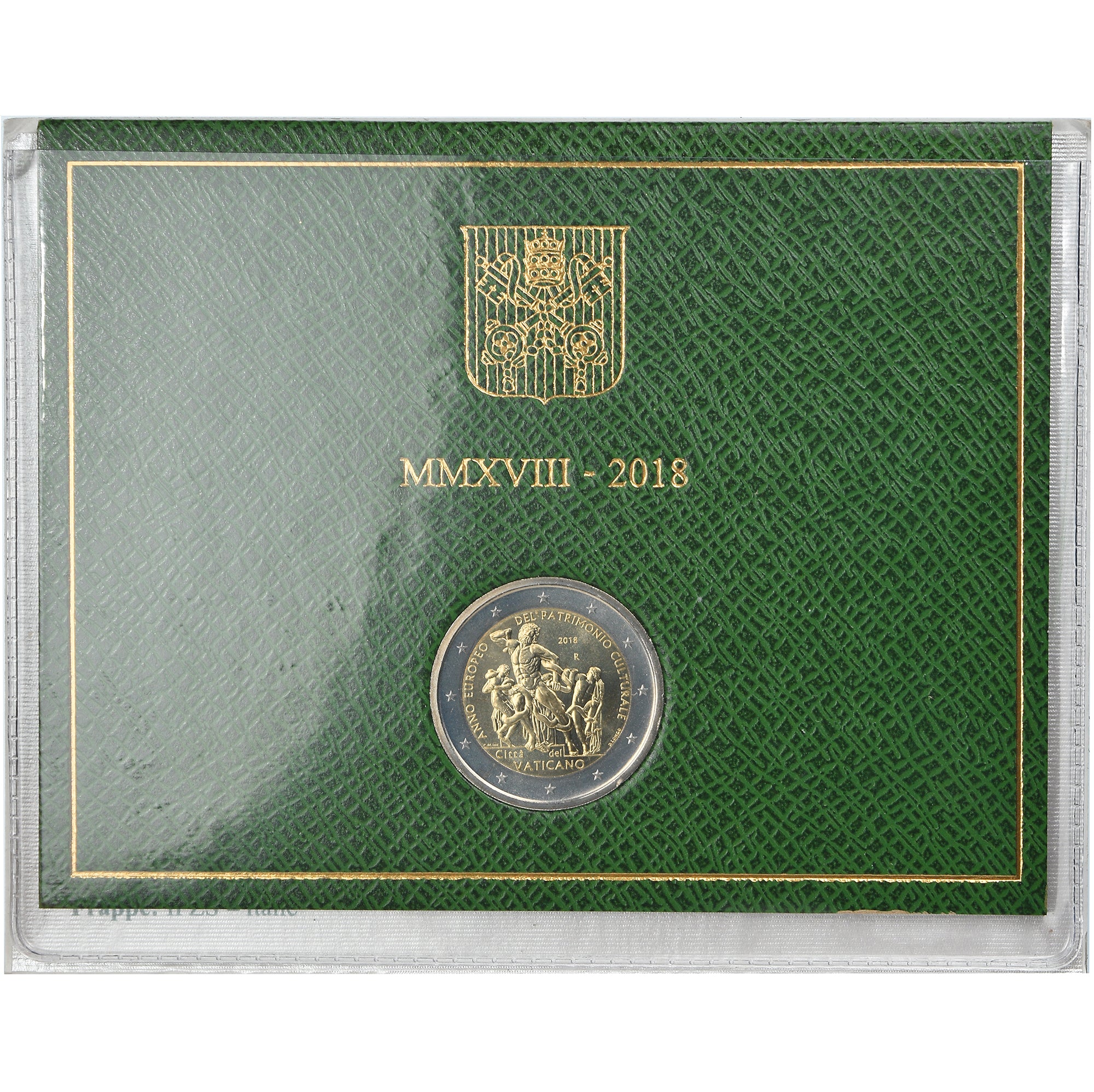 Vatican, 2 Euro, Patrimoine Culturel, 2018, FDC, Bi-Metallic