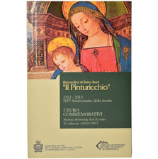 San Marino, 2 Euro, Il Pinturicchio, 2013, Rome, MS(65-70)