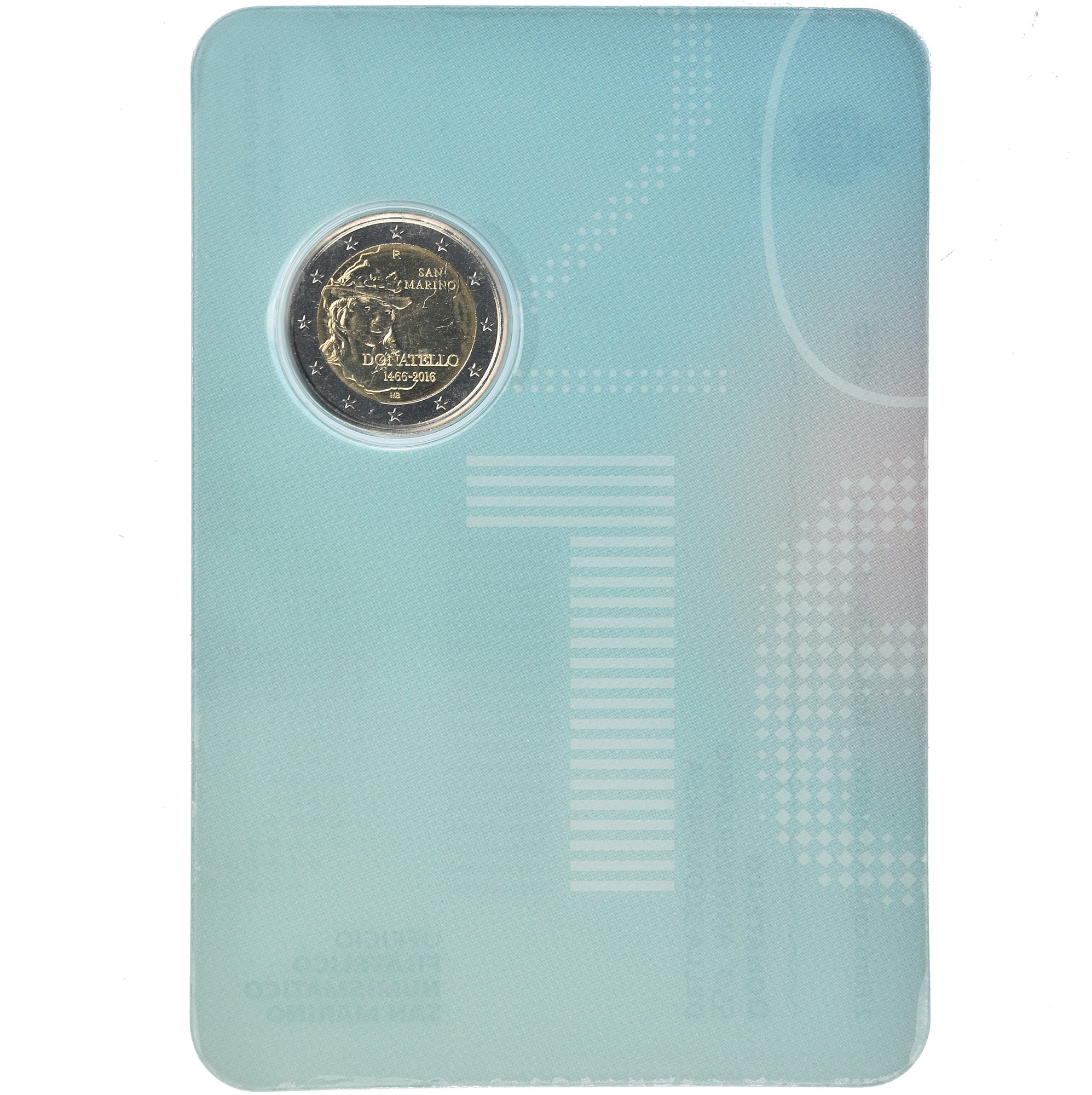 San Marino, 2 Euro, 550ème anniversaire de la mort de Donatello, 2016, Rome