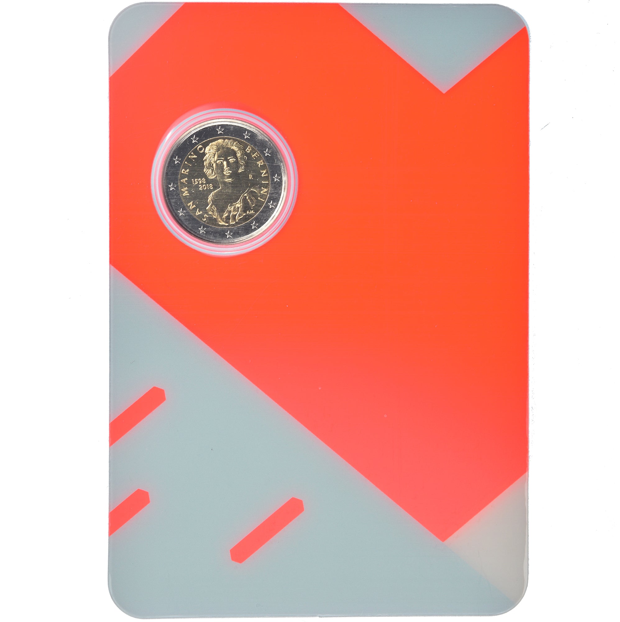 San Marino, 2 Euro, Gian Lorenzo Bernini, 2018, Rome, MS(65-70)