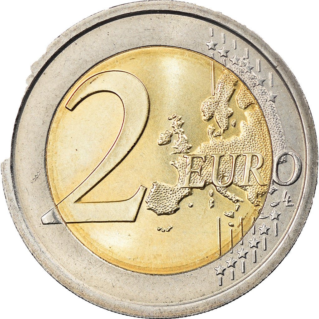 Italy, 2 Euro, Louis Braille, 2009, Rome, MS(63), Bi-Metallic, KM:310