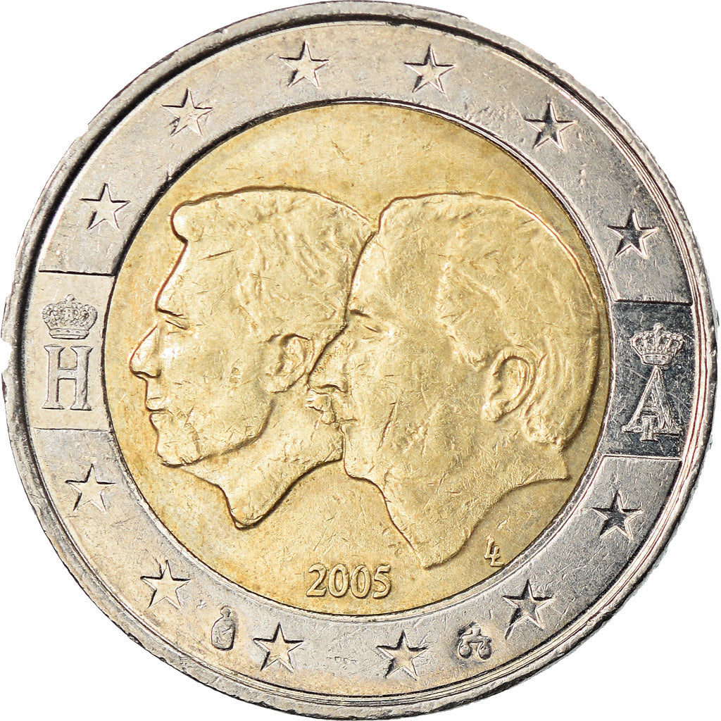 Belgium, 2 Euro, Union économique Belgo-Luxembourgeoise, 2005, Brussels