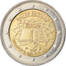 België, 2 Euro, Traité de Rome 50 ans, 2007, Brussels, ZF, Bi-Metallic, KM:247