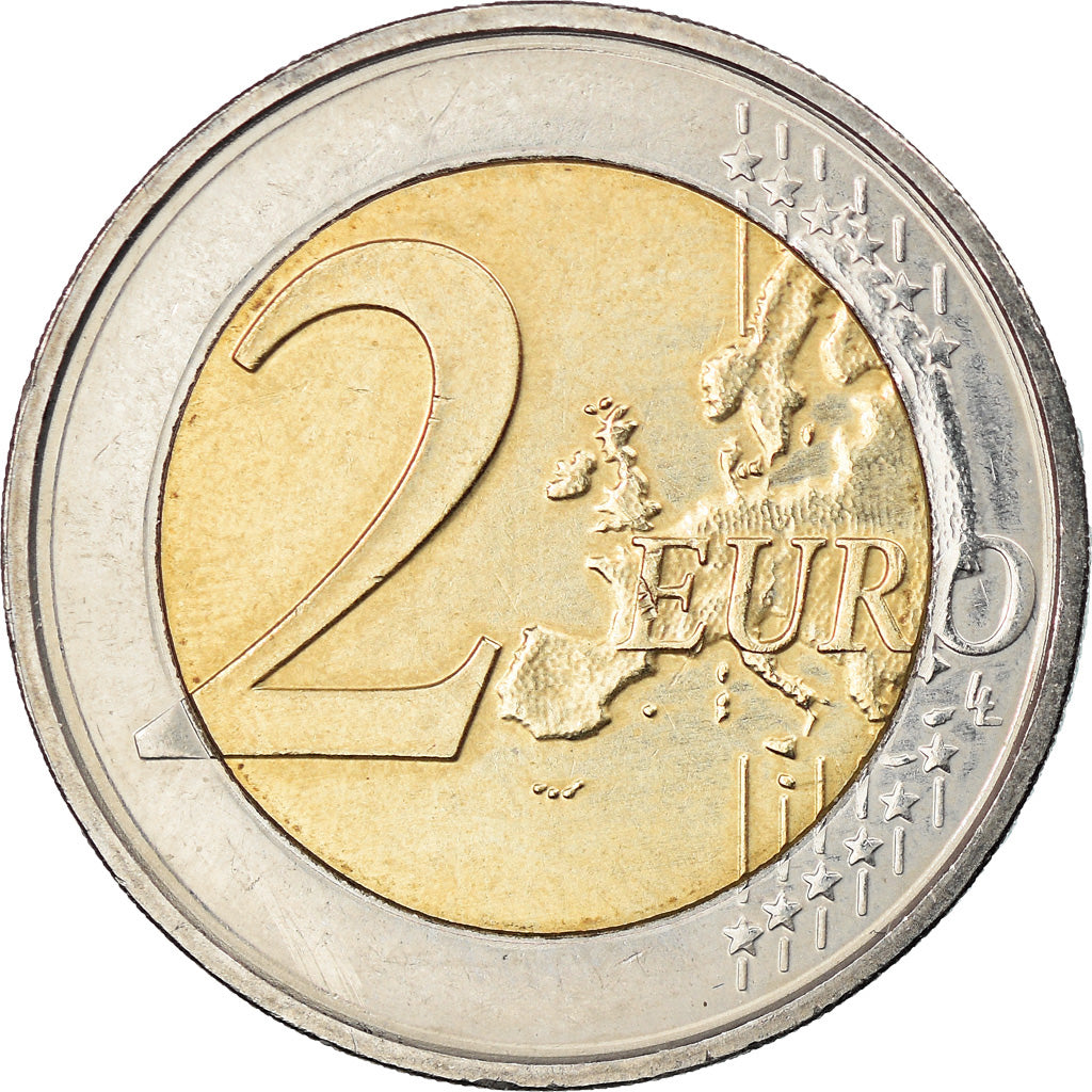 België, 2 Euro, Traité de Rome 50 ans, 2007, Brussels, ZF, Bi-Metallic, KM:247