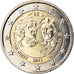 België, 2 Euro, Les droits de la femme, 2011, Brussels, UNC-, Bi-Metallic