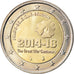 Belgique, 2 Euro, 100ème anniversaire du déclenchement de la première guerre