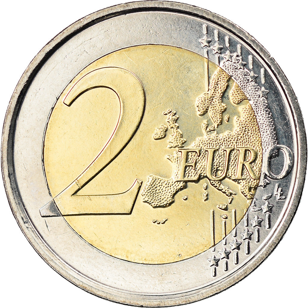 Belgique, 2 Euro, 100ème anniversaire du déclenchement de la première guerre
