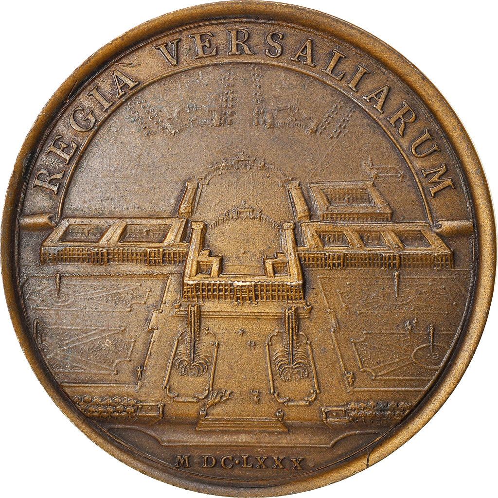 France, Médaille, Louis XIV, Château de Versailles, History, 1680, Mauger