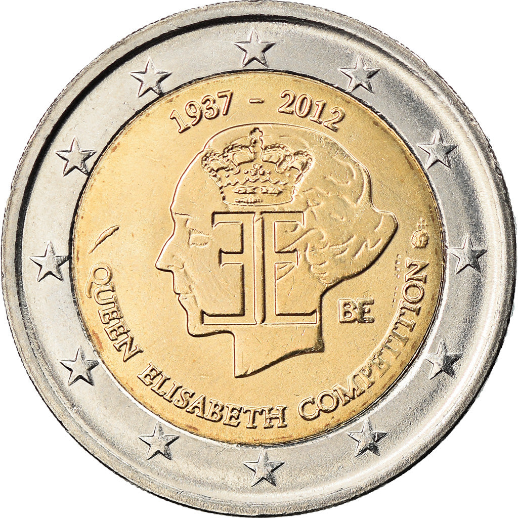 Belgium, 2 Euro, Concours musical de la Reine Elisabeth, 2012, Brussels, MS(63)