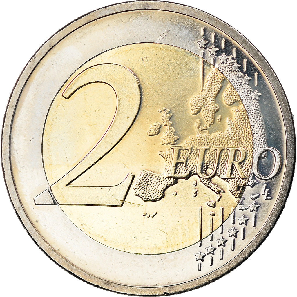 GERMANY - FEDERAL REPUBLIC, 2 Euro, 10 ans de l'Euro, 2012, Stuttgart, MS(63)