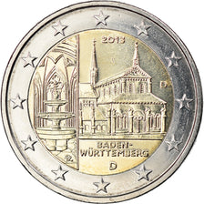 GERMANY - FEDERAL REPUBLIC, 2 Euro, Baden-Wurttemberg, 2013, Munich, MS(63)