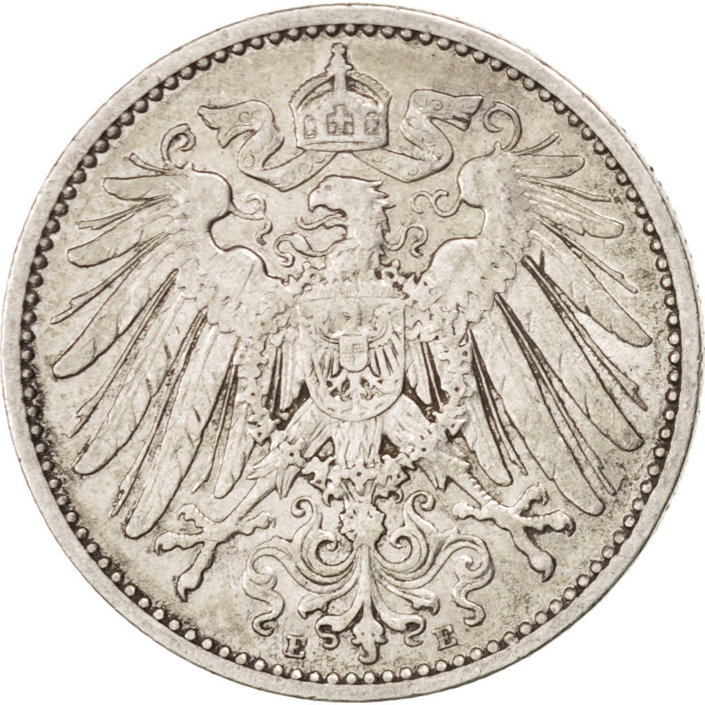 Coin, GERMANY - EMPIRE, Wilhelm II, Mark, 1904, Muldenhütten, EF(40-45)