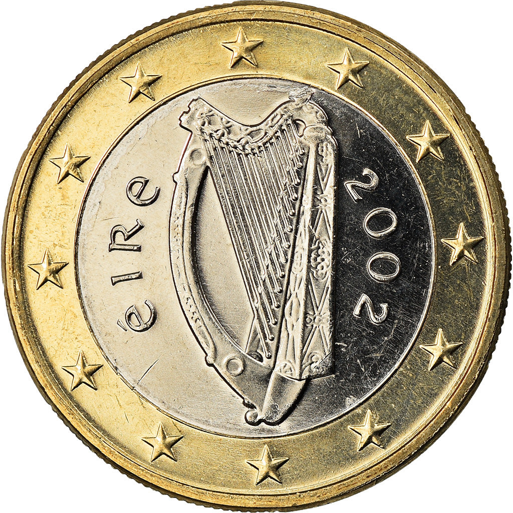 IRELAND REPUBLIC, Euro, 2002, Sandyford, MS(63), Bi-Metallic, KM:38