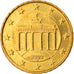 Niemcy - RFN, 10 Euro Cent, 2002, Munich, MS(63), Mosiądz, KM:210