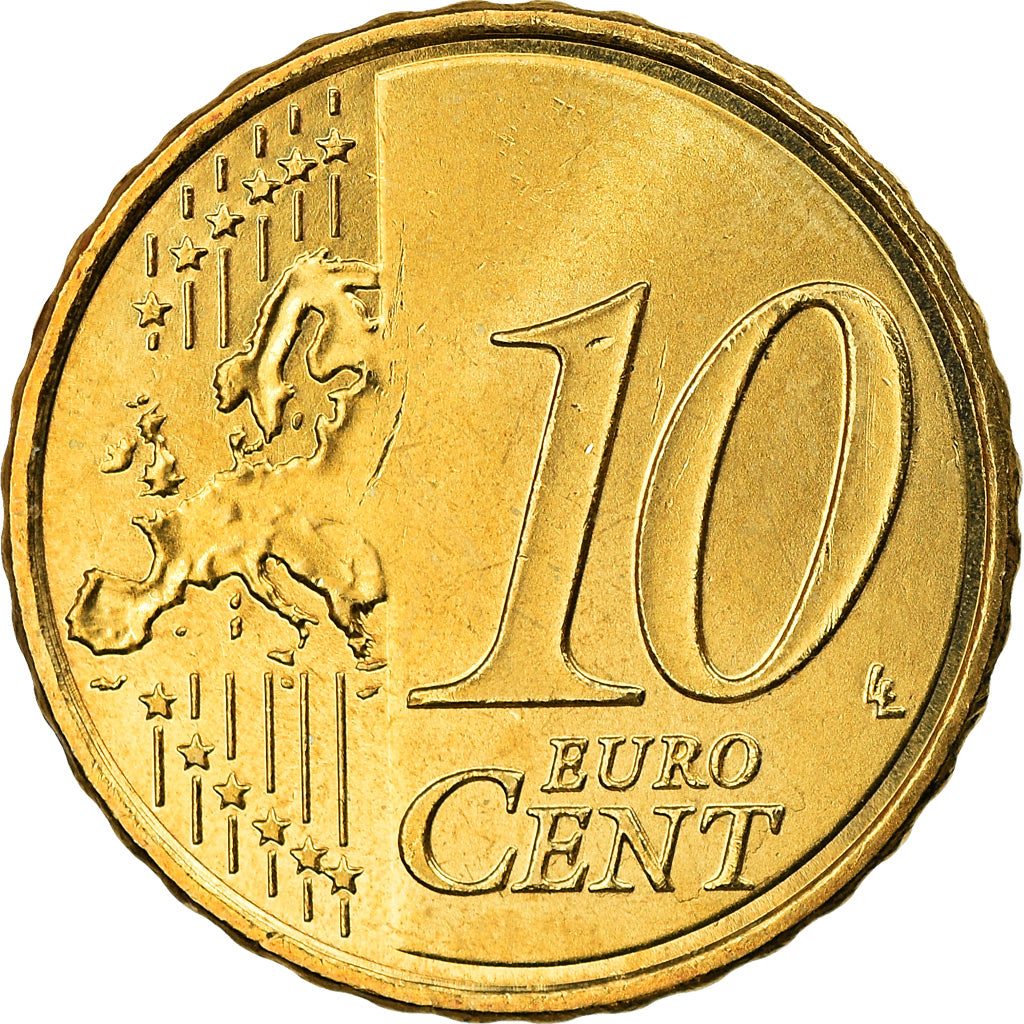 Andorra, 10 Euro Cent, 2014, MS(63), Brass