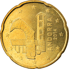 Andorra, 20 Euro Cent, 2014, SPL, Ottone