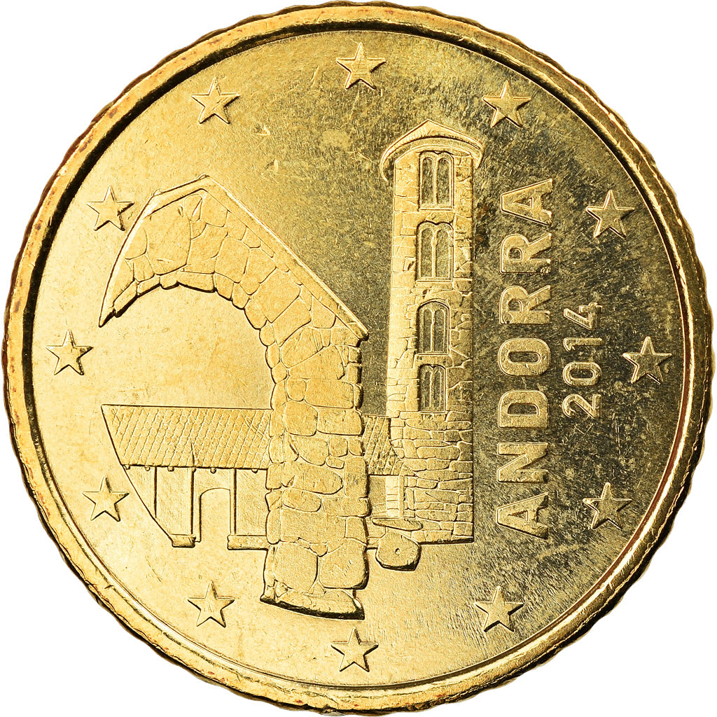 Andorra, 50 Euro Cent, 2014, SPL, Ottone
