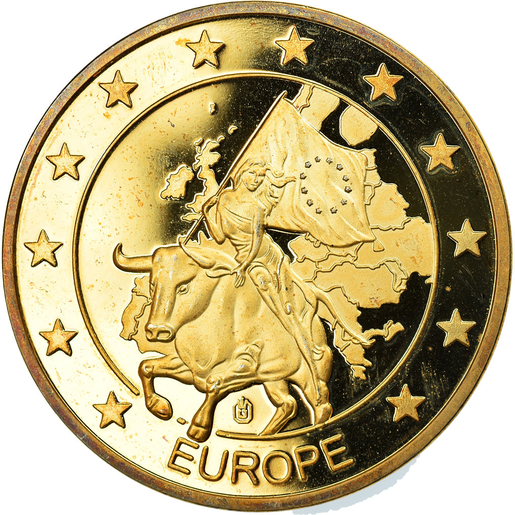 Letónia, Token, Riga - Sv Petera Baznica, Proof, MS(63), Bimetálico