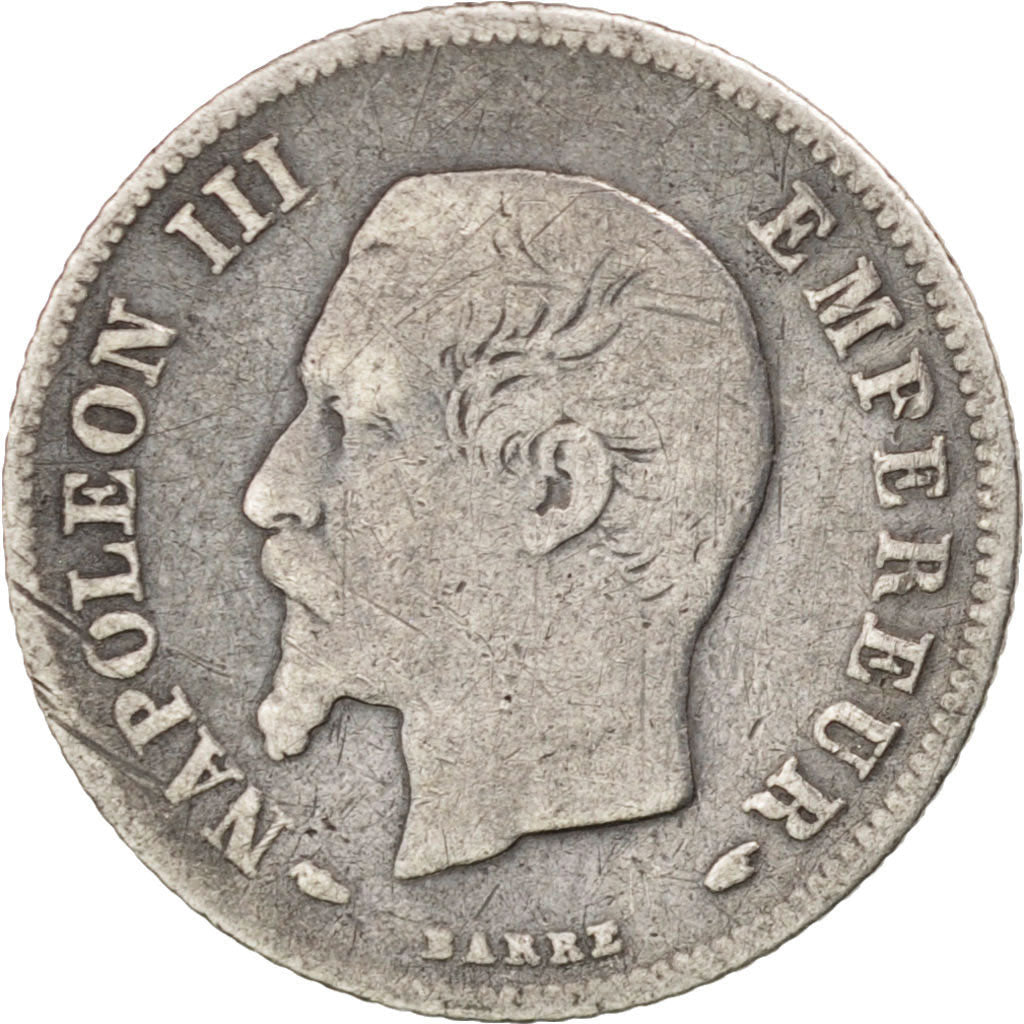 Second Empire, 20 Centimes Napoléon III 1854 A, Paris, KM 778.1