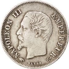 FRANCE, Napoléon III, 20 Centimes, 1860, Paris, KM #778.1, EF(40-45), Silver, 15