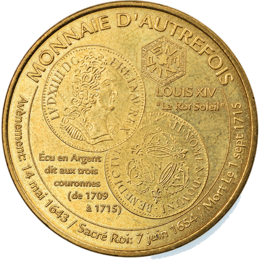 Francja, Token, Żeton turystyczny, Sztuka i Kultura, 2008, MDP, Paris - Palais