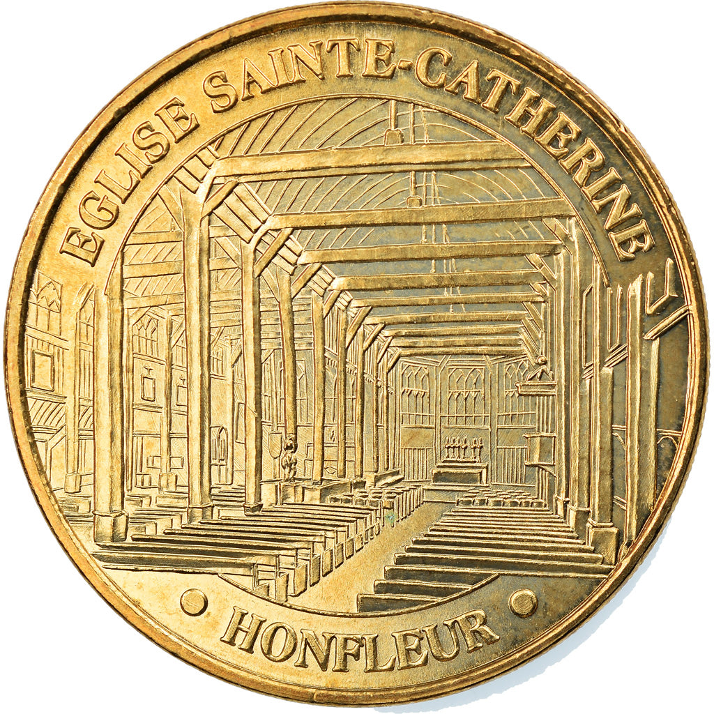 France, Token, Touristic token, Honfleur - Eglise Ste Catherine, Arts & Culture
