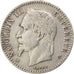 FRANCE, Napoléon III, 50 Centimes, 1865, Strasbourg, KM #814.2, VF(20-25), S...