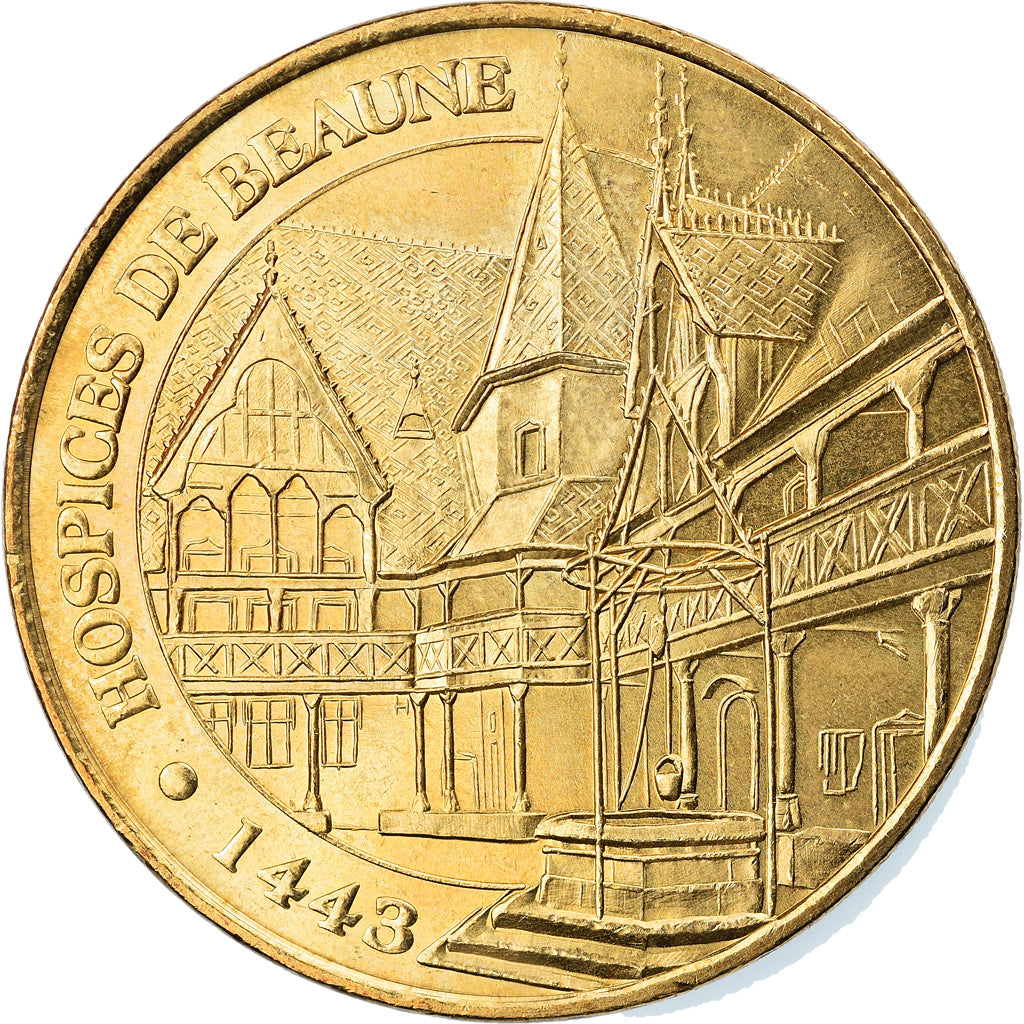 Francja, Token, Żeton turystyczny, Beaunes - Hospices 1443, Sztuka i Kultura