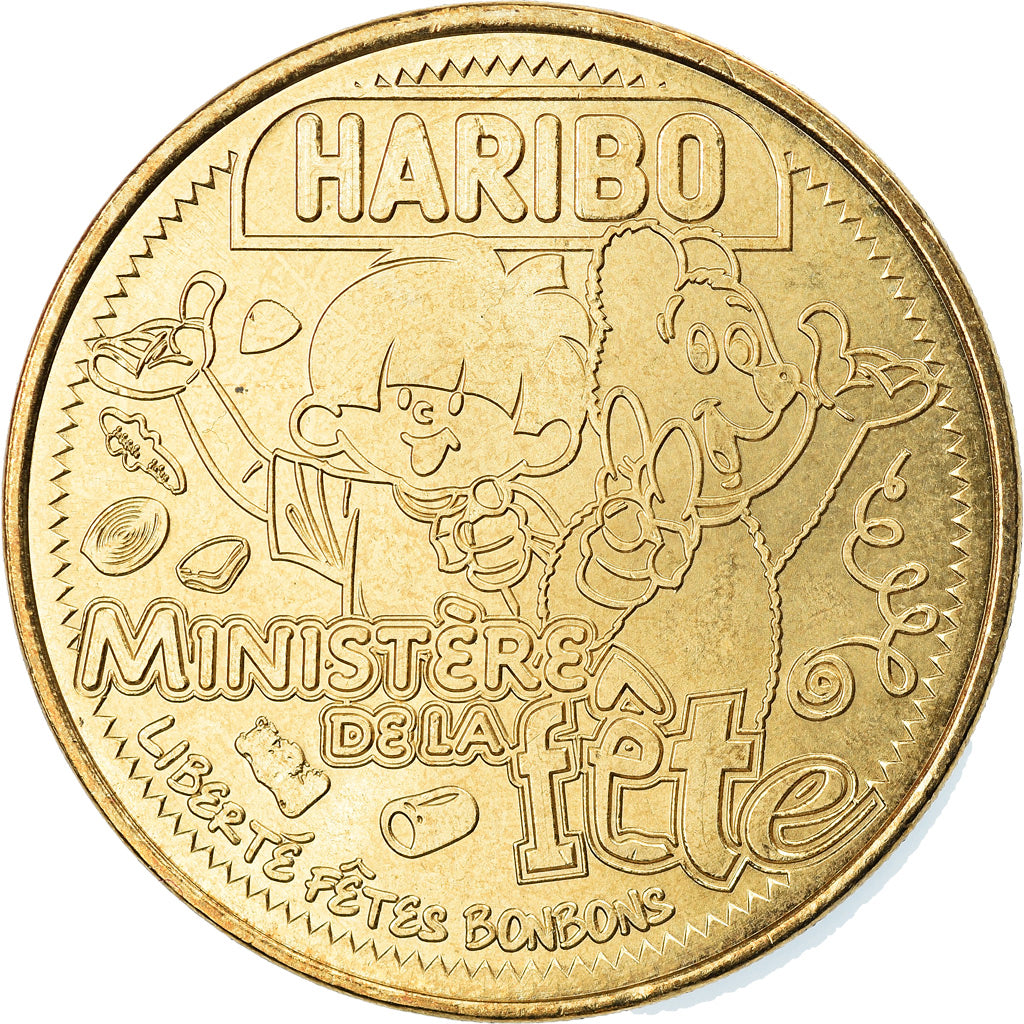 France, Token, Touristic token, Uzès - Haribo n°3, Arts & Culture, 2008, MDP