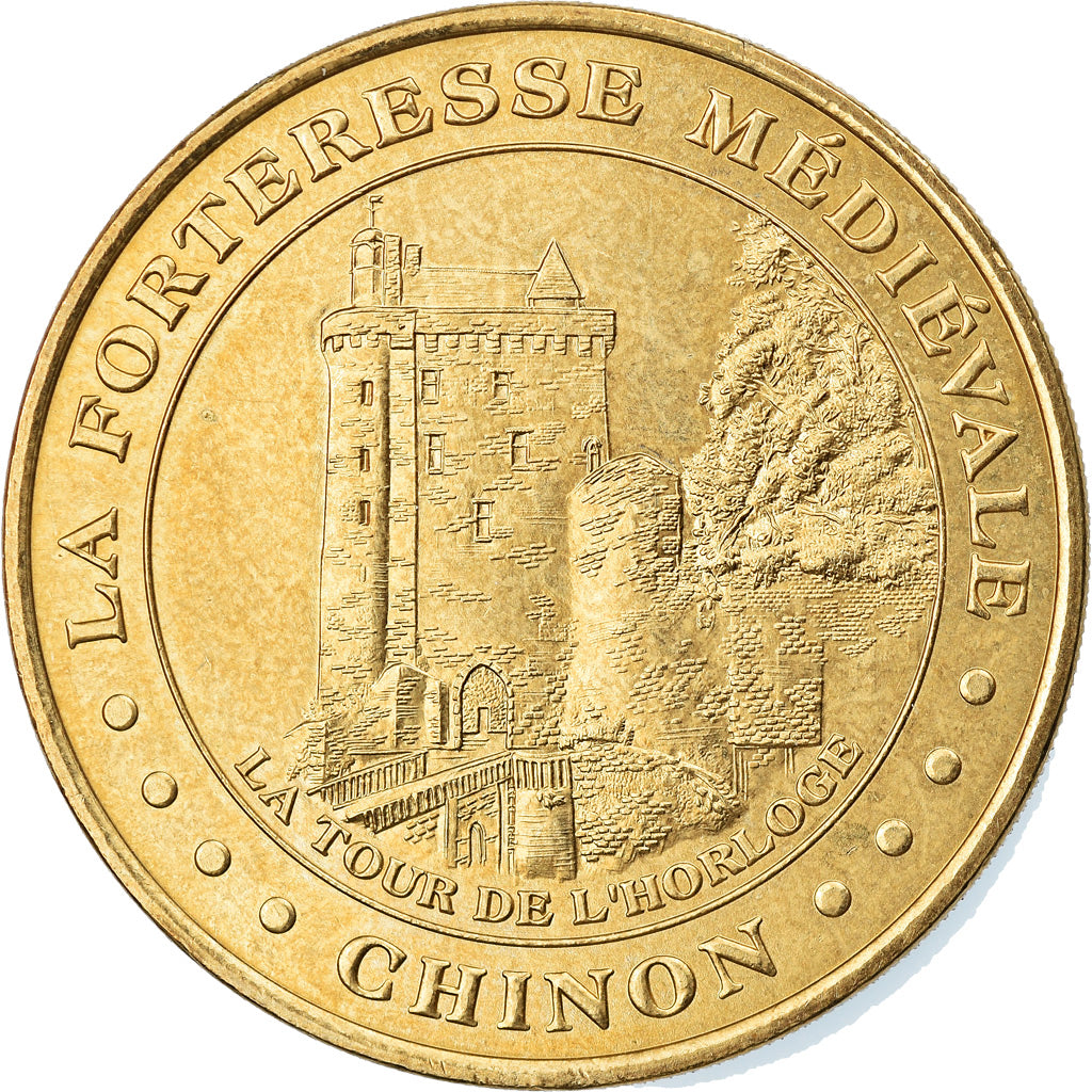 France, Token, Touristic token, Chinon - Forteresse médiévale, Arts & Culture