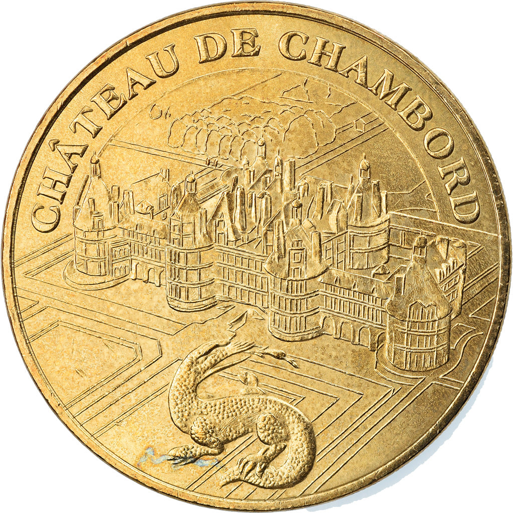 Francia, Token, Touristic token, 41/ Château de Chambord - Salamandre, Arts &