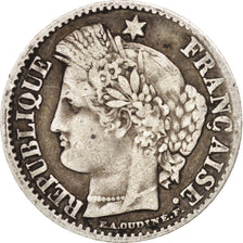 FRANCE, Cérès, 20 Centimes, 1850, Paris, KM #758.1, VF(30-35), Silver, Gadoury #