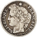 FRANCE, Cérès, 20 Centimes, 1850, Paris, KM #758.1, VF(30-35), Silver, Gadoury #