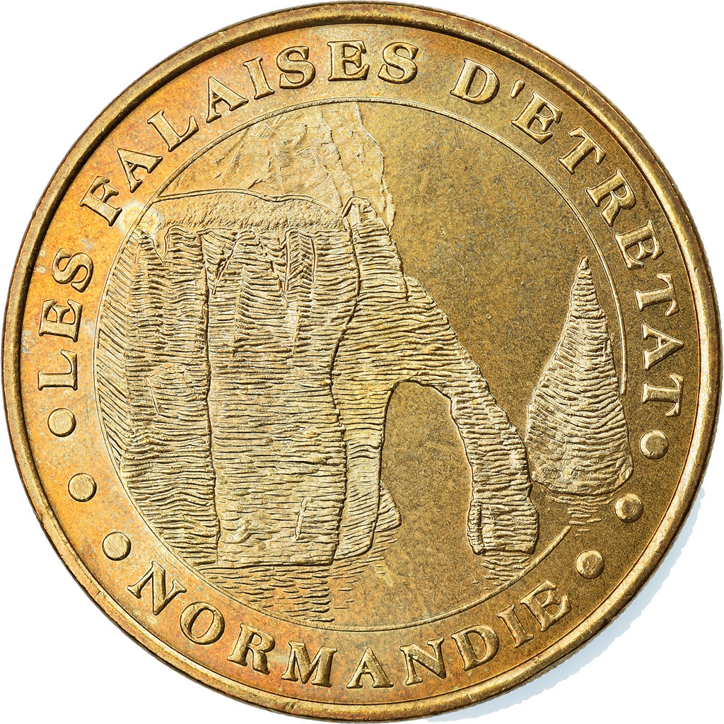 France, Token, Touristic token, Etretat -  Les Falaises, Arts & Culture, 2003