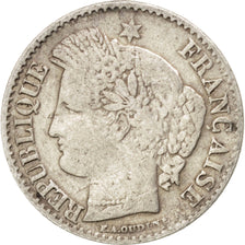 FRANCE, Cérès, 20 Centimes, 1851, Paris, KM #758.1, VF(20-25), Silver, Gadoury #