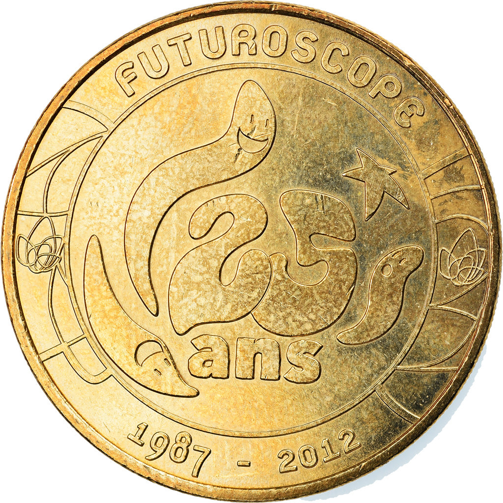 Francia, Token, Touristic token, Jaunay-Clan  Futuroscope n°13, Arts & Culture