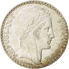Coin, France, Turin, 20 Francs, 1938, MS(60-62), Silver, KM:879, Gadoury:852