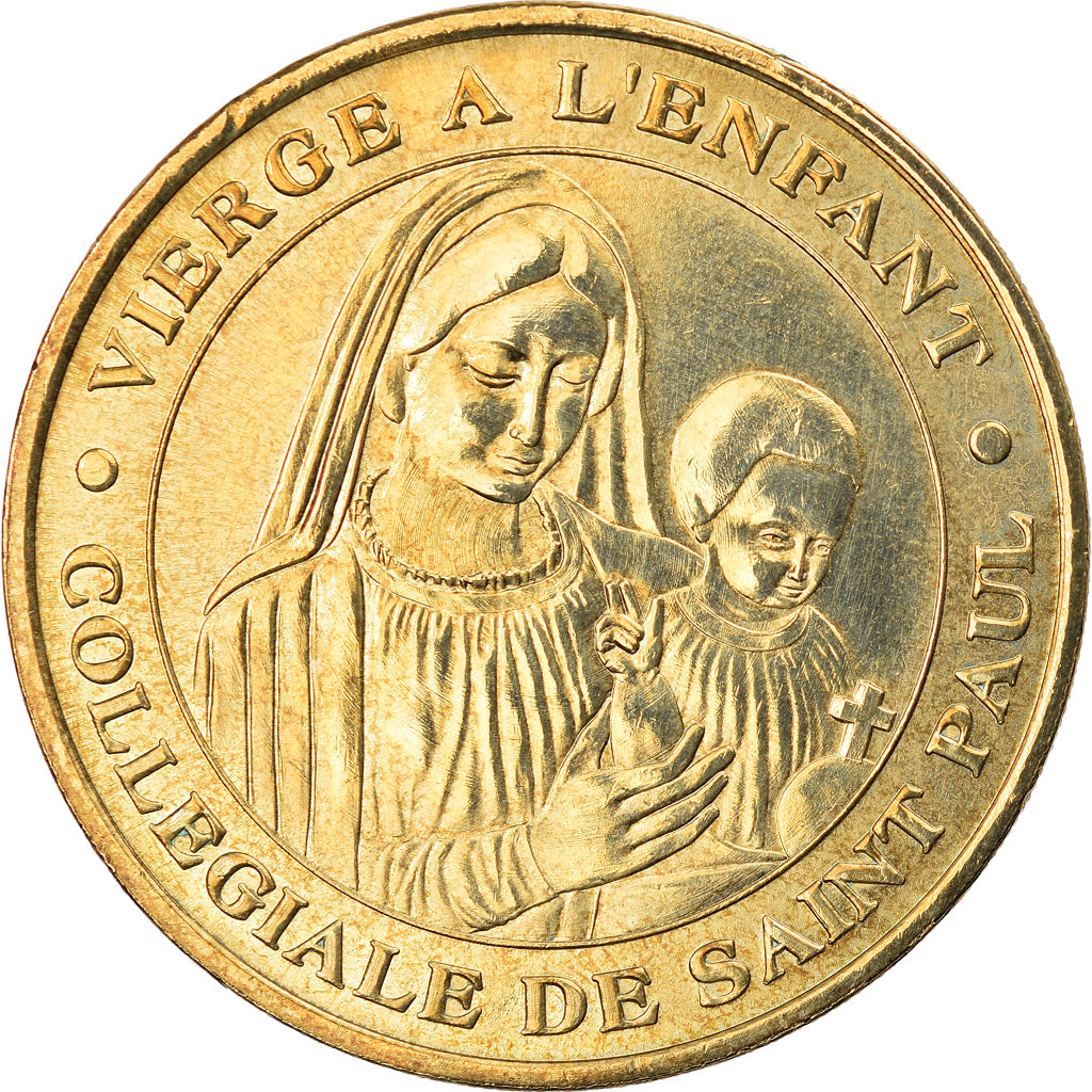 Frankreich, Token, Touristic token, 06/ Vierge à l'enfant - Saint-Paul de
